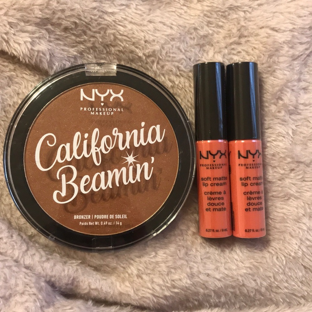 Nyx bronzer and lip creme